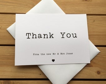 Items similar to Eco-friendly THANK YOU Card on Etsy