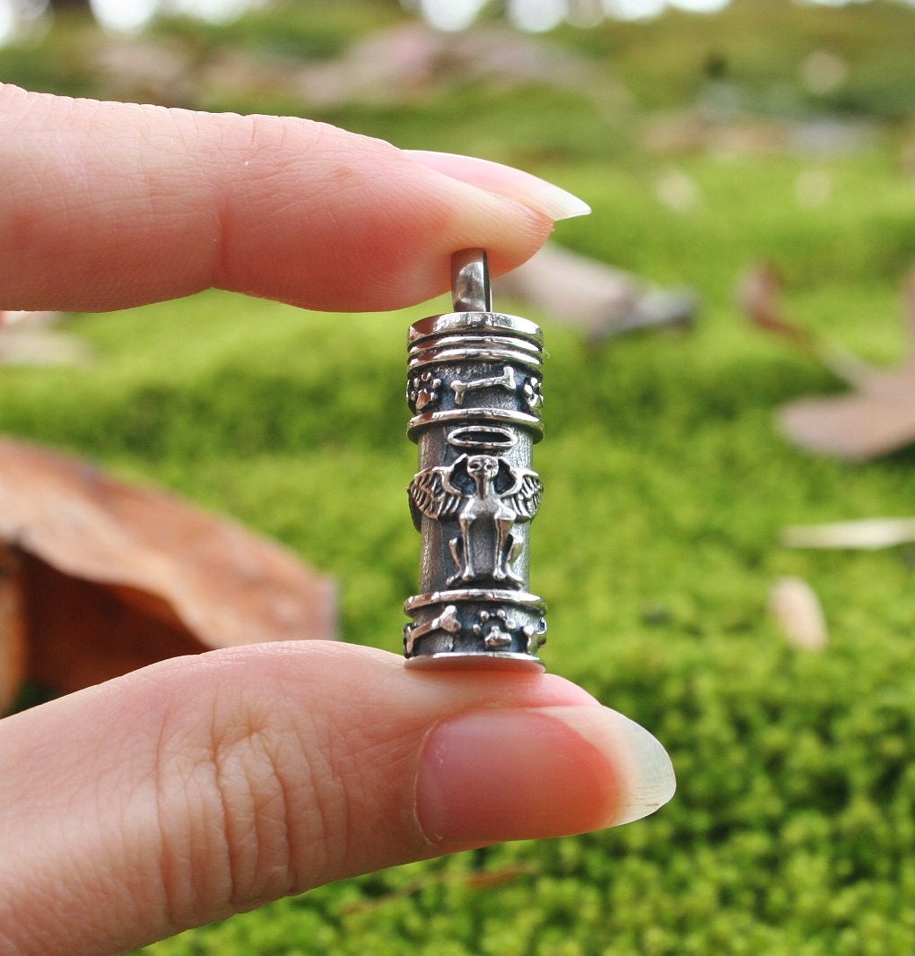 Pet Dog Cremation Jewelry Urn for Ashes PENDANT by ...