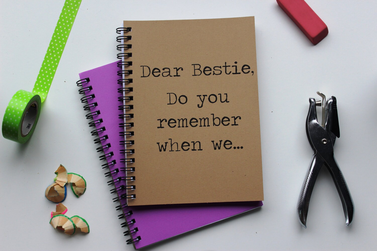 Dear Bestie Do you remember when we... 5 x 7 journal