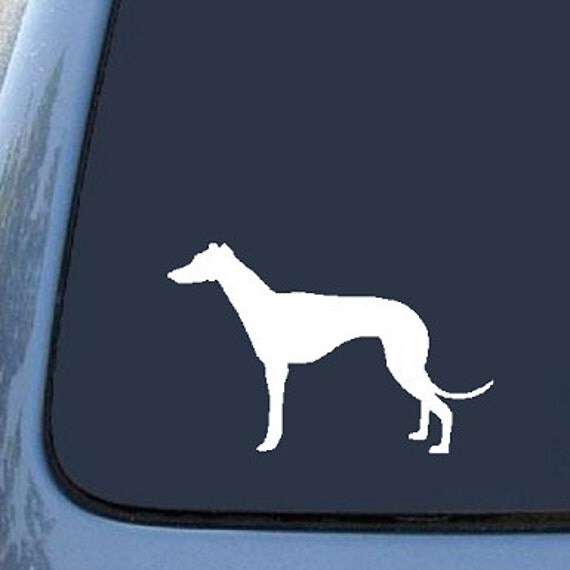 Greyhound Sticker Window Decal Greyhound Parent Laptop Sticker High