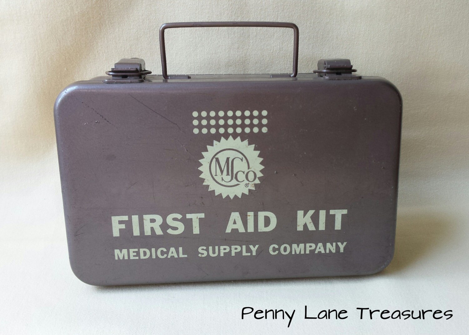 Vintage First Aid Kit Medical Supply Company Industrial