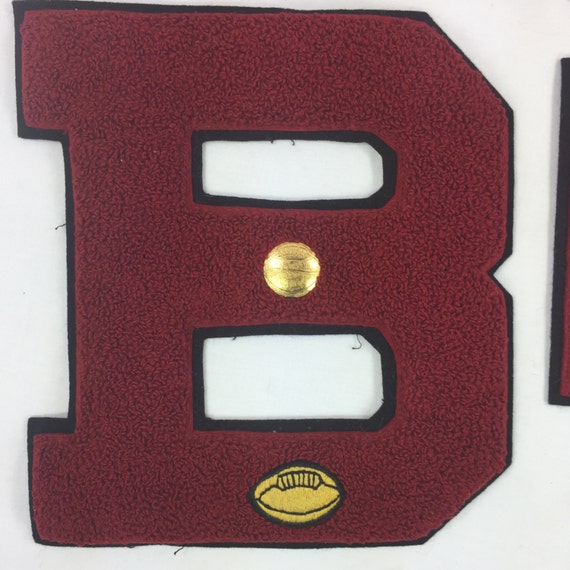 1 Letterman Jacket Patch Letter B 1960's