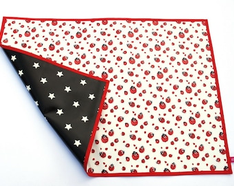 Time pad, desk pad, oilcloth placemat, oilcloth