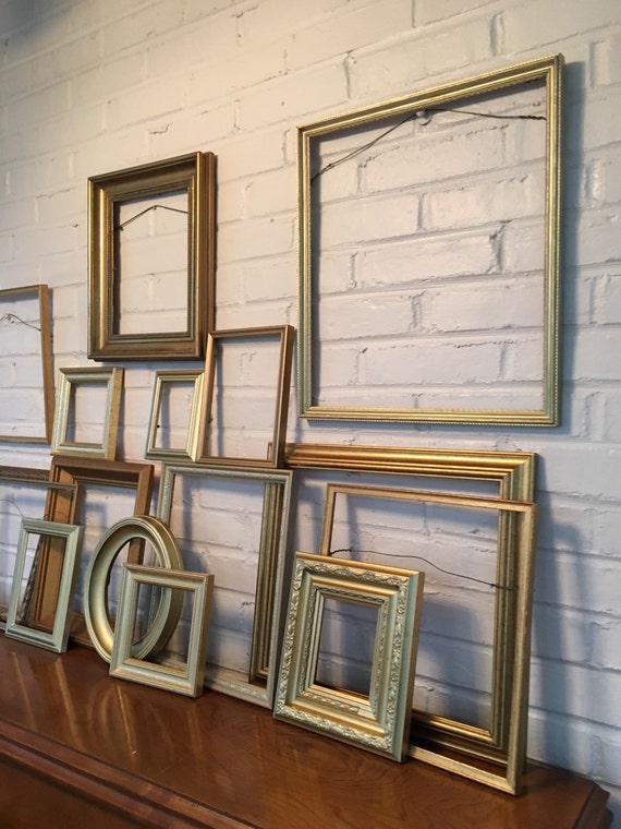 modern gold frame Wall gallery frames picture frames wall