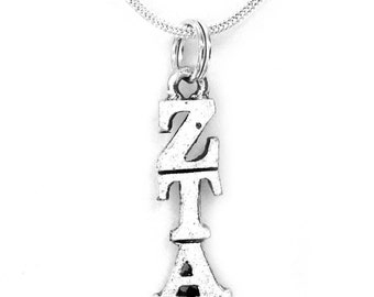 Zeta Tau Alpha Sorority Lavalier with Chain