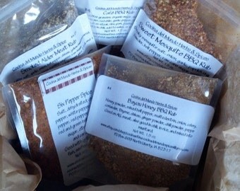 BBQ Gift Box, 5 BBQ Rubs Gift Box