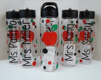 Personalized Teacher Appreciation Water Bottles~ Teacher Gifts, Teacher Appreciation Week