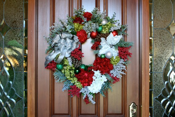 Holiday Wreaths X Large Holiday Wreath Christmas by AndtheBLOOM