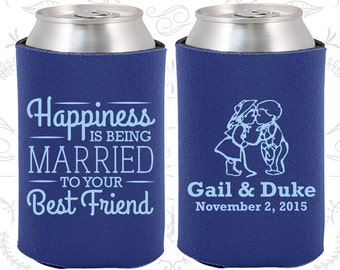 best friend beer koozies
