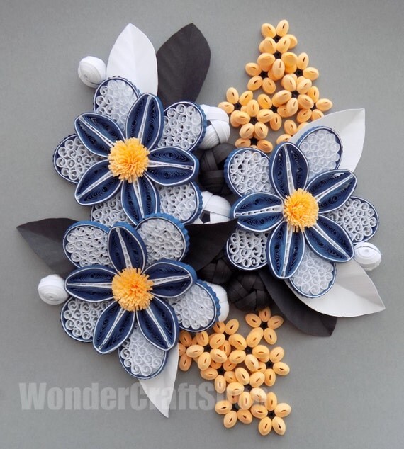 Modern Office Decor Flower Wall Art Kitchen Decor Floral