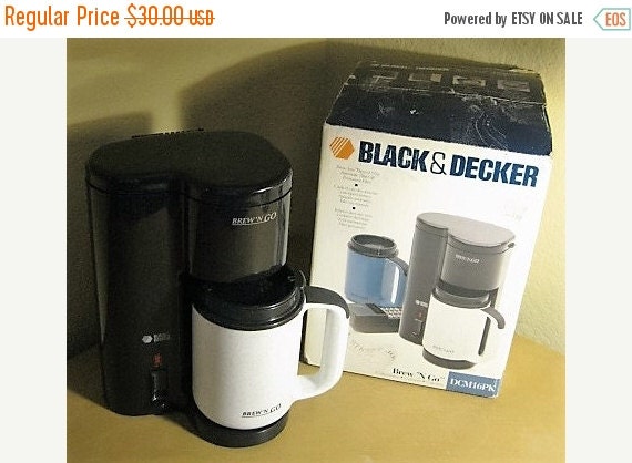 On Sale Vintage and New in Box Black & Decker Brew N Go