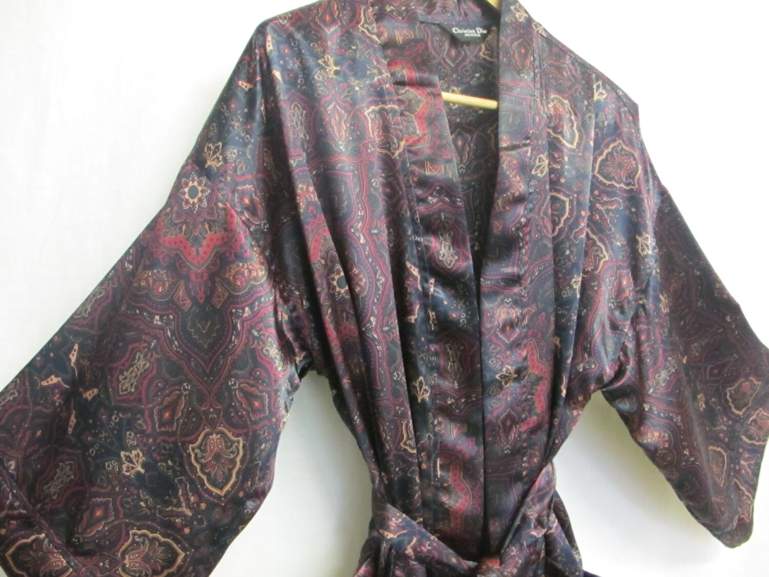mens paisley bathrobe