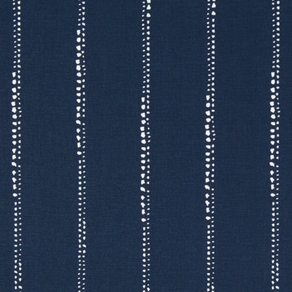 SHIPS FAST Indigo Blue Thin Stripe Fabric, Designer Home Decor ...  SHIPS FAST Indigo Blue Thin Stripe Fabric, Designer Home Decor Fabric  Drapery Curtain Upholstery Fabric, Navy Pillow Cover Fabric by yard from ...