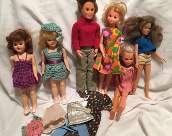 Lingerie Lou, Mattel Sunshine Family, Daisy from Dukes of Hazzard lot of dolls
