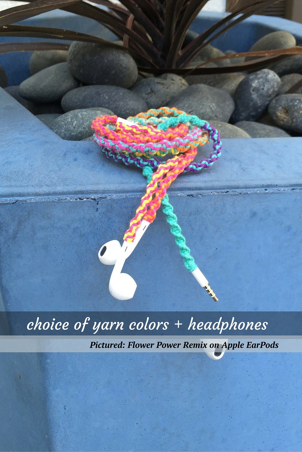 Wrapped Headphones Tangle Free Earbuds for iPhone 7 by MyBudsBuzz