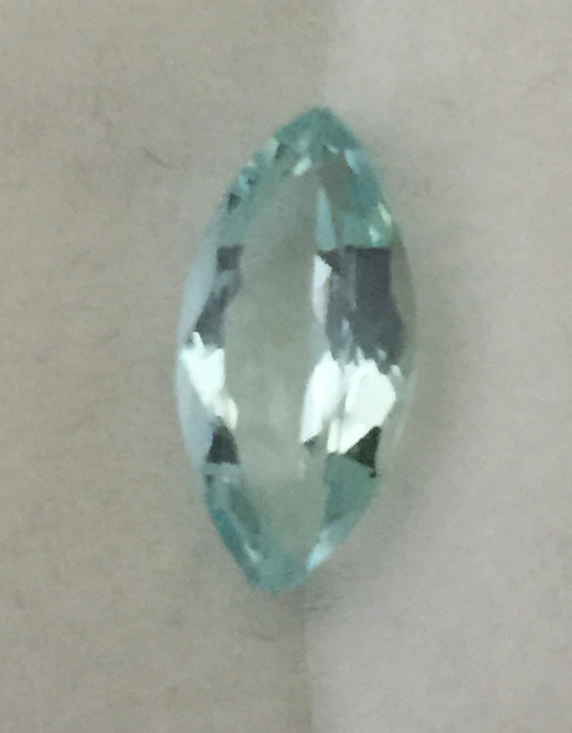 Genuine Natural Aquamarine, Exquisite Marquis Cut Loose Gemstone, 11.9 X 6 mm, 1.63 cts.
