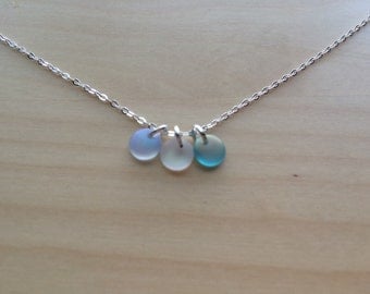 Delicate Sea Glass Necklace