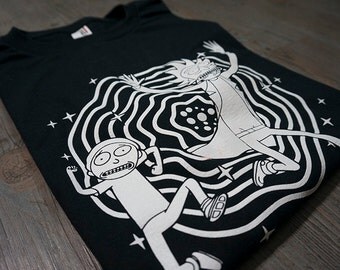 Rick And Morty Shirt - Rick And Morty Tee From The Televison Series