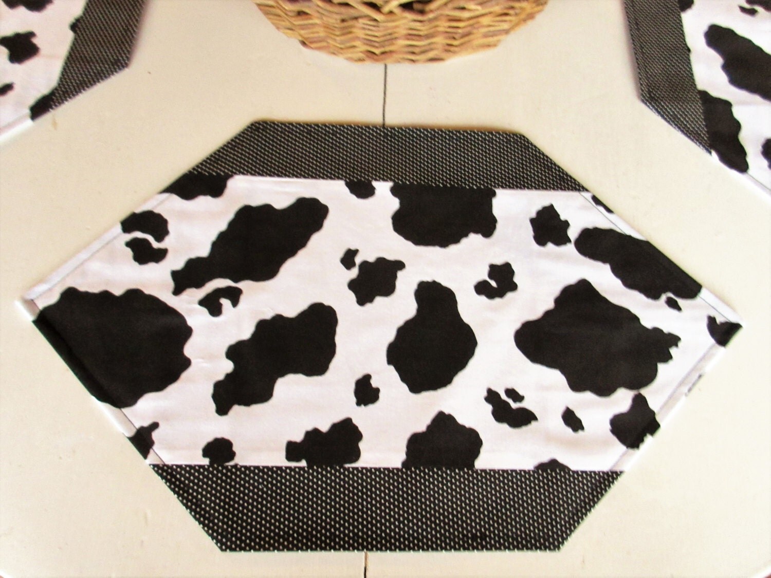 Cow Placemat Handmade Cow Table Topper 20 Cotton