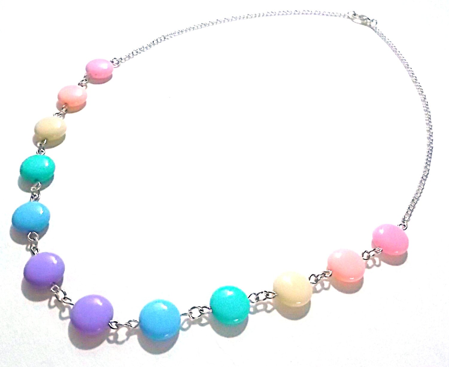 Kawaii Pastel Necklace Fairy Kei Jewelry by MizziexoxoBoutique