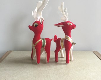 vintage stuffed deer