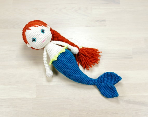 PATTERN: Mermaid Amigurumi doll pattern EN-072