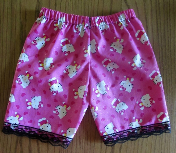 Hello Kitty shorts /girls shorts/cotton shorts/lace shorts/hello kitty clothes/gift for girl/girls gift/Hello Kitty