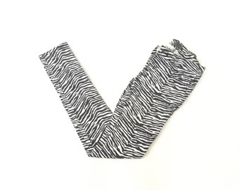 80s zebra pants