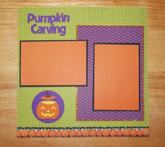 pumpkin carving scrapbook page pumpkin carving scrapbook pumpkin carving layouts