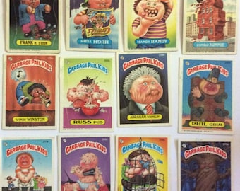 Set of 20 Vintage Garbage Pail Kid Cards