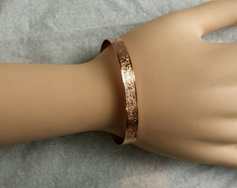 Solid copper cuff bracelet