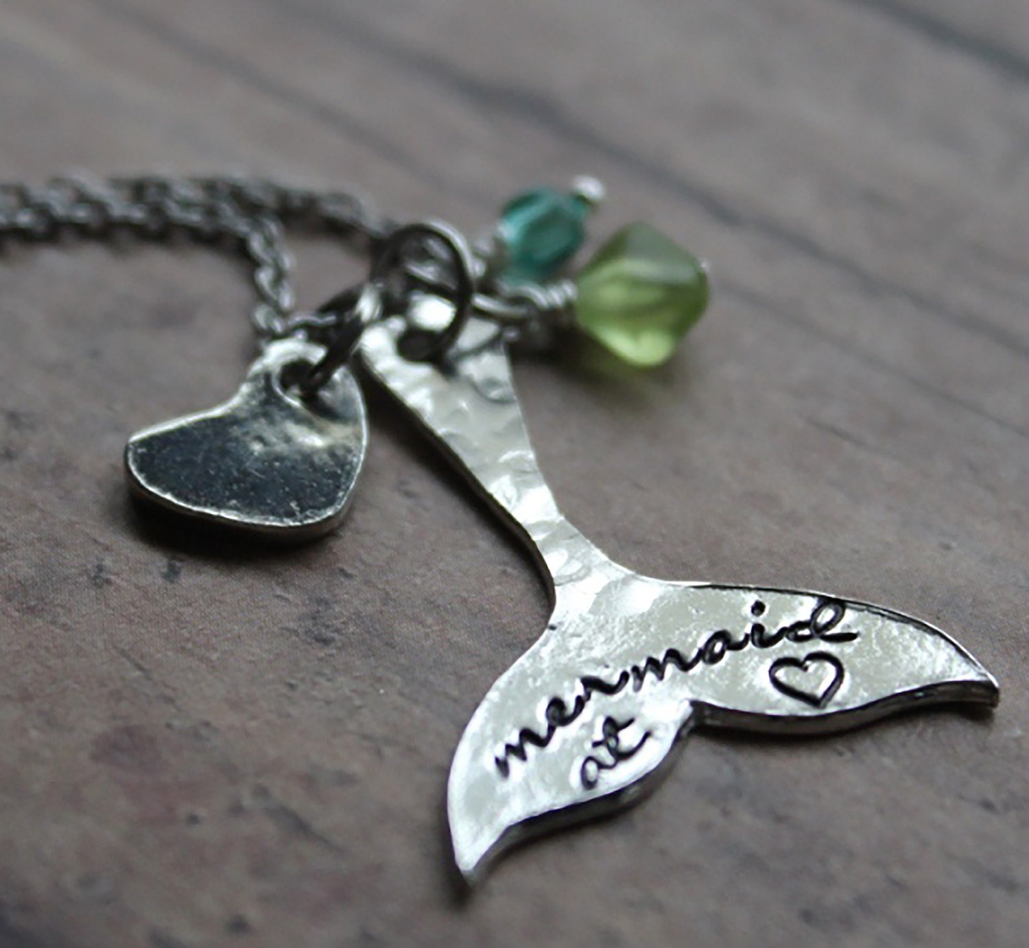 Mermaid Tail Necklace Mermaid Jewelry by designchickcreations