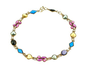 Jewelry | New 18k Gold Anklet Made With Swarovski Stones