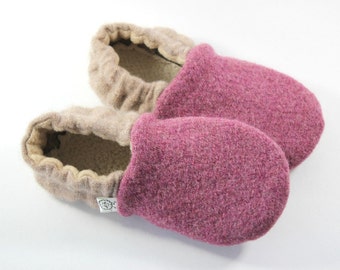 Classroom Shoes- Back to School- Mommy and Me- Gift for Girl- Felted Wool Slippers- Kids Pajamas- Gift for Daughter- Kids Slippers- Waldorf