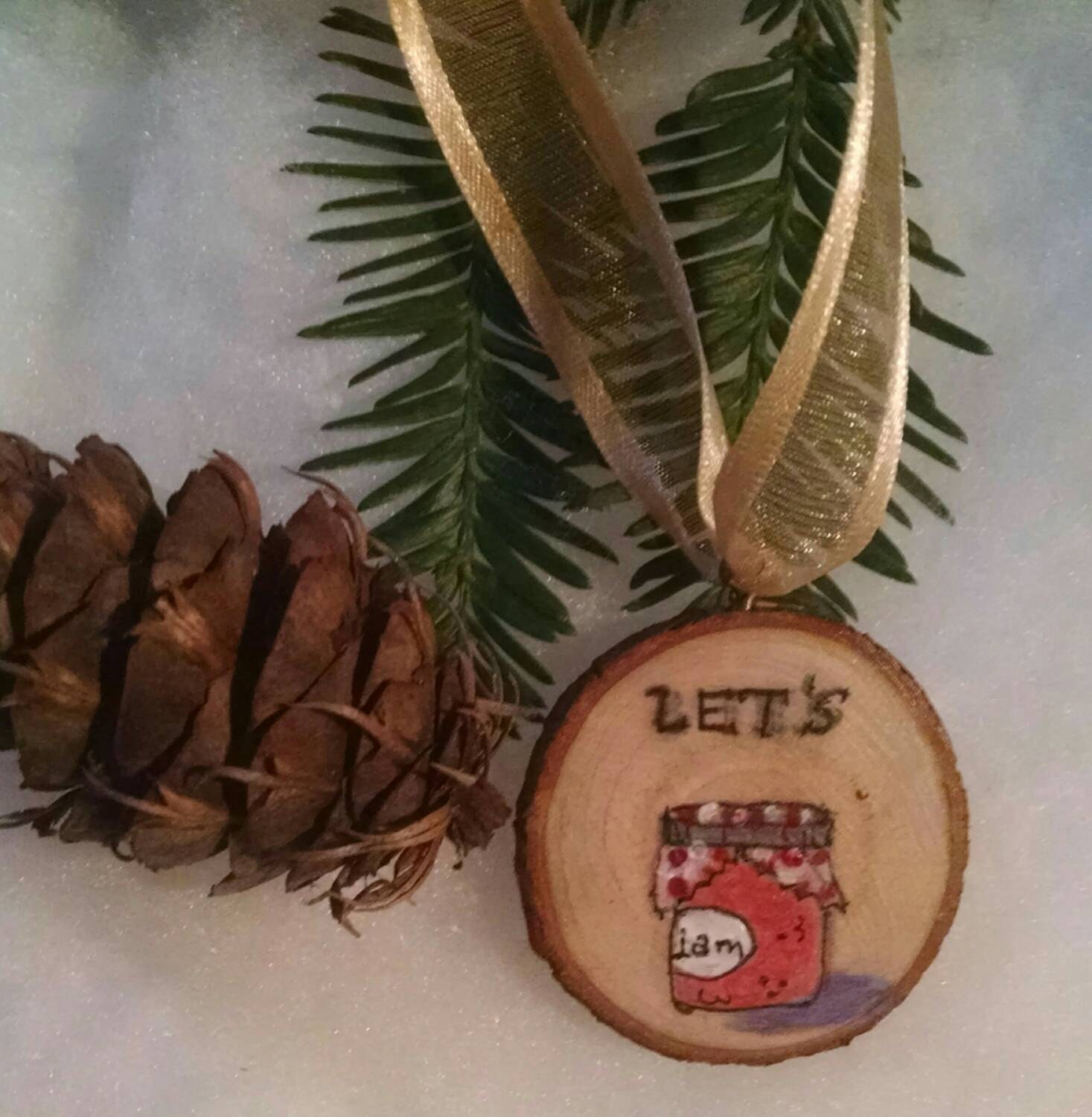 Let's jam, jam ornament, jam, ornament, Christmas ornament