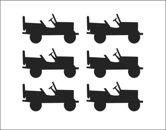 Download Small JP Decal Set Set of 6 Decals for wheels