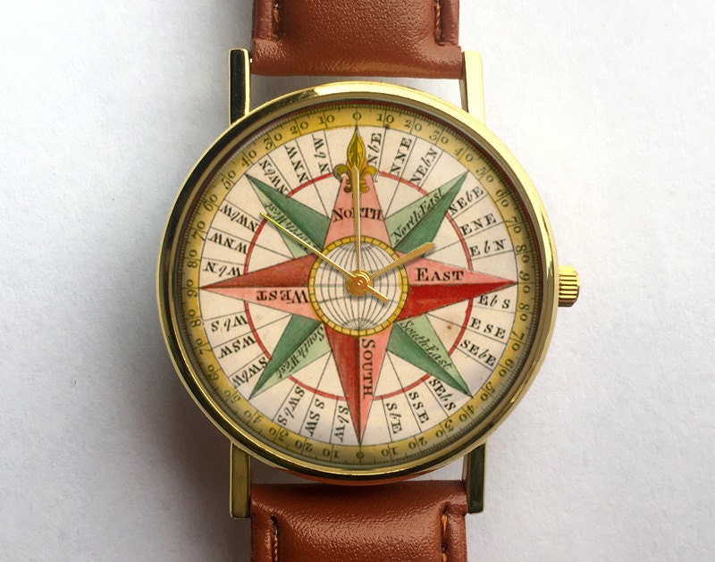 Antique Compass Watch Nautical Compass Vintage by 10northcreative