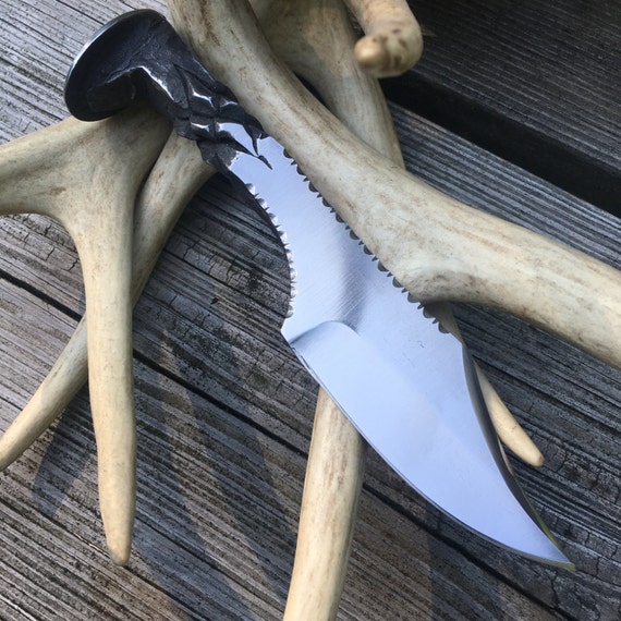 Pineapple Twist Railroad Spike Knife