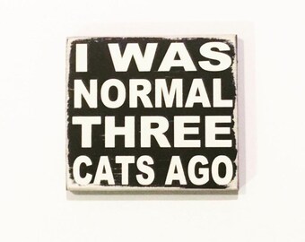Crazy Cat Lady Sign - wood wall art