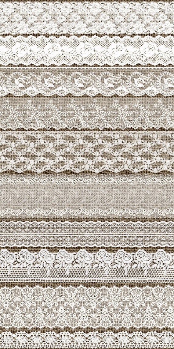 white lace overlay