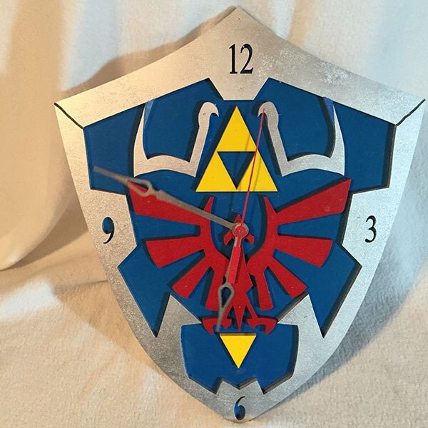 Zelda Fan Wall Clock by NerdyVille on Etsy