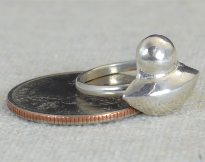 Flying Saucer Ring, UFO Ring, Statement Rings, Alien Ring, Fun Rings, Solid Silver Ring, Bohemian Ring, Fun Gifts, Roswell, UFO Jewelry