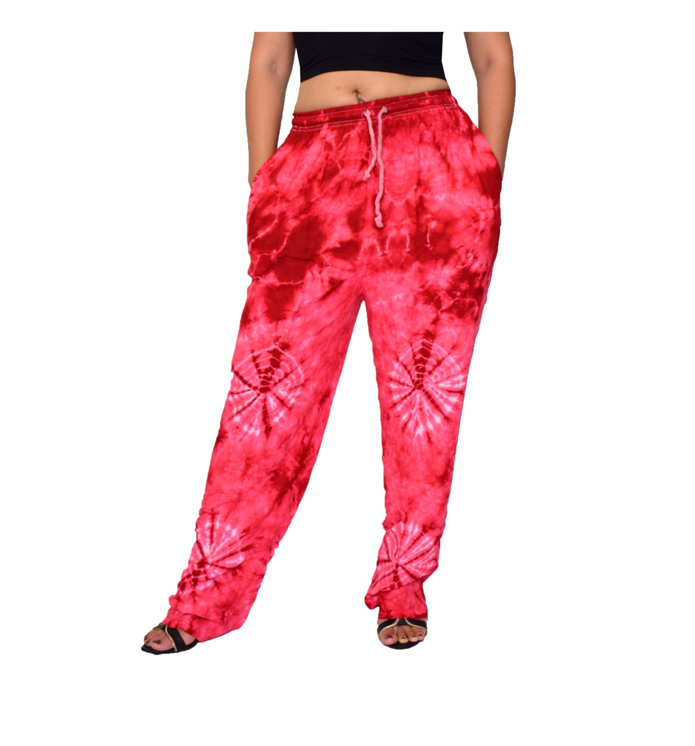 New lovely casual Batik Pants Boho HippieTrousersbatik tie