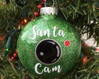 Santa Cam Ornament, Santa Spy Camera, Christmas Ornament, Santa Camera, Funny Christmas Ornament, Kids Ornament