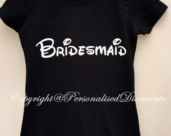 Disney Minnie Bride hen party weekend by personaliseddiamante