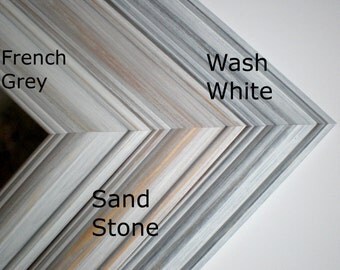 Picture frame shabby chic 16x20" frame distressed frame photo frame poster frame white photo frame 40x50cm rustic wood frame RusticFrameShop