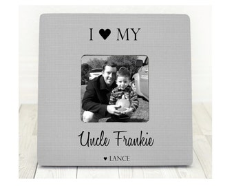 Fathers Day Gift for Uncle Gift Brother Gift Gifts for Uncles Uncle Frame Personalized Gifts I Love My Uncle