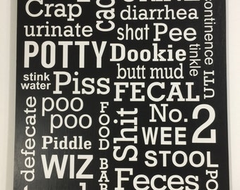 Bathroom Signs No Pooping funny bathroom signs | etsy Bathroom Signs No Pooping funny bathroom signs | etsy