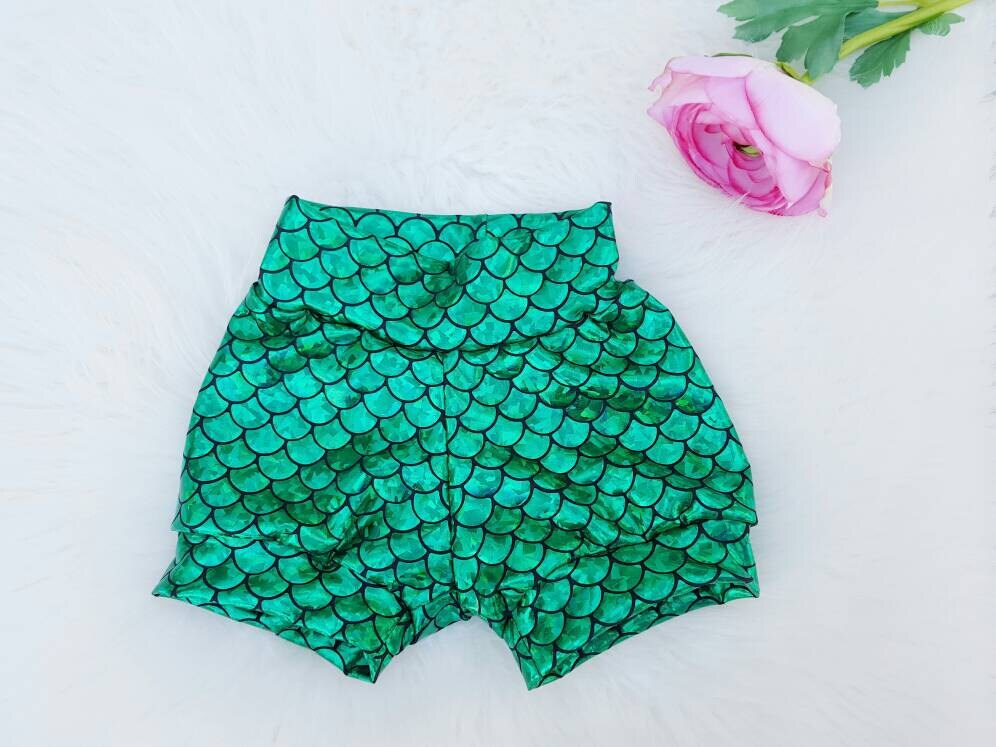 Mermaid Shorts Mermaid Birthday Outfit Baby by MamisLittleMuse