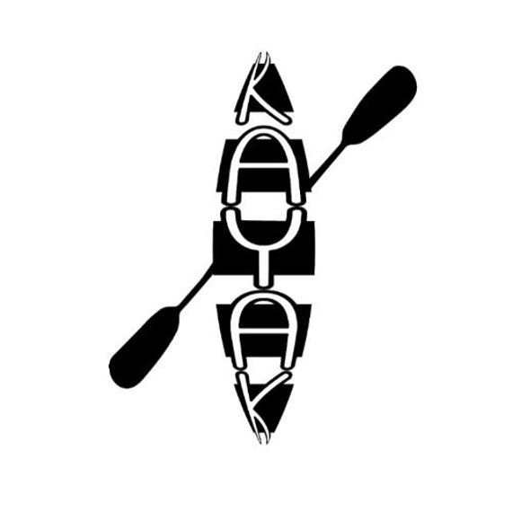 Kayak Vinyl Decal Sticker